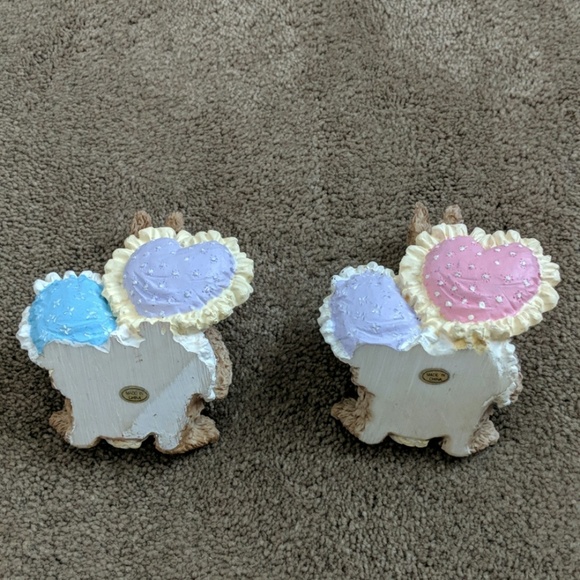 Home Interiors Bunny Figurines - SET OF TWO - Picture 4 of 5